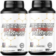 2 x ARGIDRIAXX PUMP – Maximaler Muskelaufbau Extremer Pump | Pre Workout Power