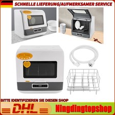 3-Reinigungsmodi Tragbarer Geschirrspüler Mini-Geschirrspüler Spülmaschine
