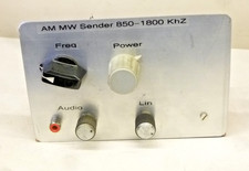 Mittelwellen  Sender  mit  Sub Miniatur Röhren Short wave Transmitter 3,5/4 Watt