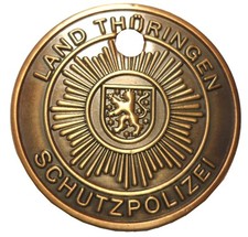 Hundemarke diensthund polizei - hundemarke,