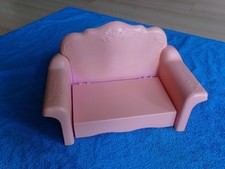 Barbie Sofa Couch, Dream Sweet Roses Schlafcoach, Mattel Italy 1987, RAR