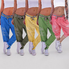 Leinenhose Leinen Haremshose