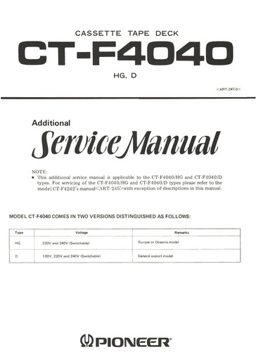 Service manual anleitung für - service,