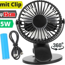 Pflanzen Grow Clip USB Ventilator mit 3 Stufen Umluftventilator Growbox Ø15cm