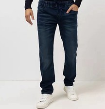 DINE 'N' DANCE Herrenjeans Rundumdehnbund Kordelzug gerades Bein  gr.52  pp