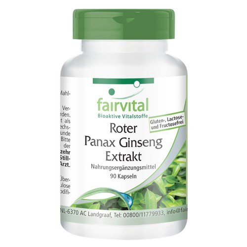 Roter panax ginseng - panax, extrakt
