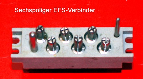Efs stecker daro poliger - 6-stecker,
