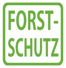 Aufkleber Forstschutz Forst