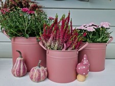 Pflanzkübel Zink altrosa mit