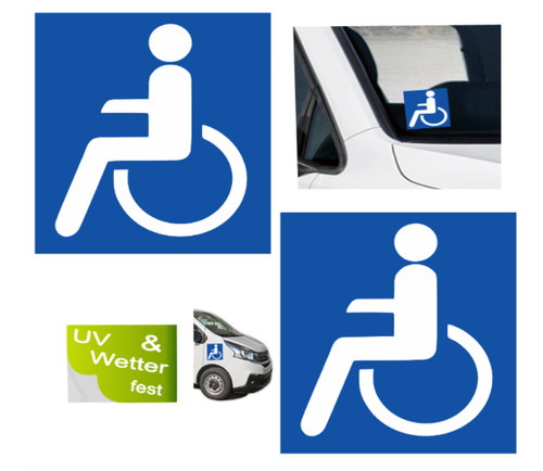 Stück rollstuhl aufkleber - rollstuhl,