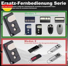 2X Garagen Handsender für