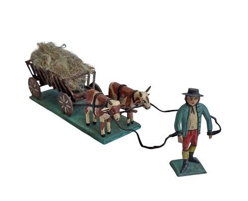 Grulicher krippenfigur bauer - krippenfigur, /