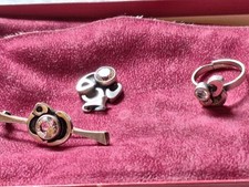 Vintage Schmuck Set  Ring, Anhänger, Brosche,Silberschmiede Sten+Laine, Finnland