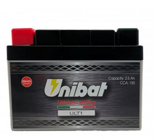 AKKU UNIBAT ULT1 LITHIUM 12V 2,5AH YAMAHA CW50, RS, RSX, BW'S 50 91-97
