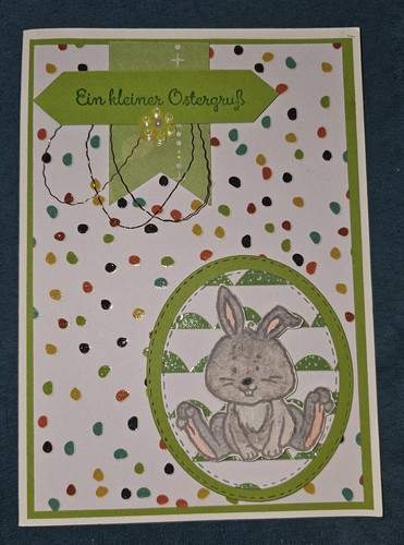 Grusskarte osterkarte stampin - osterkarte,