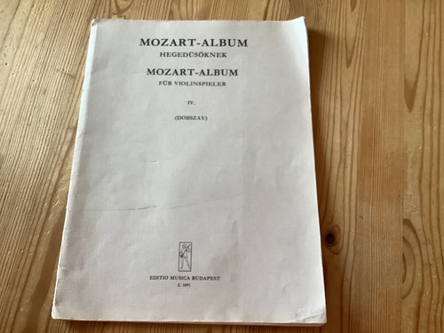 Mozart album hegedüsöknek - mozart,