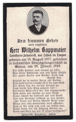 Sterbebild soldat k - sterbebild,