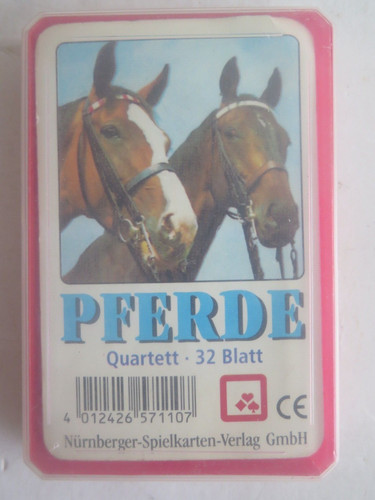 Pferde quartett blatt - quartett,, 32