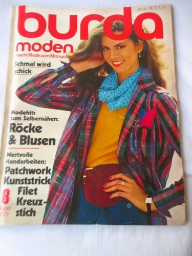 Burda moden ausgabe 1979 - burda, 08/1979