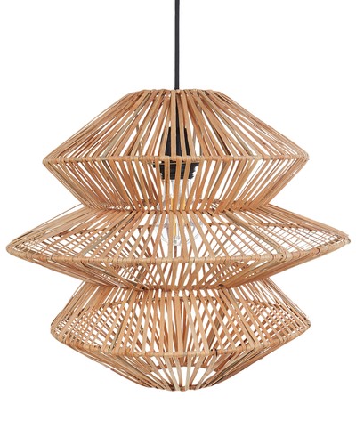 Hängelampe aus rattan - aus,