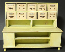 Alter Kaufladen Kaufmannsladen Holz Gehäuse Art Deco 30er Kolonialwarenladen RAR