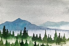 Original aquarell - original,