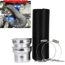 76mm 3" Universal Flexibel Kaltluftschlauch Ansaugrohr Auto Sportluftfilter KFZ