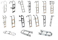 Badeleiter Boot Schlauchboot Leiter Edelstahl Teleskop Klappbar 2 3 4 5 Stufen