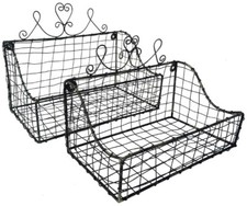 Wandkorb S2 Metallkorb Shabby