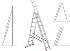 Angebot Dreiteilige Mehrzweckleiter Kombileiter, Alu, TÜV-GS-EN131 / AH 4,3-7,0m