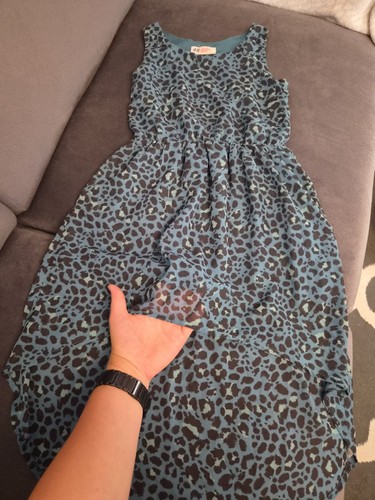 Mädchen kleid leoprint - mädchen,