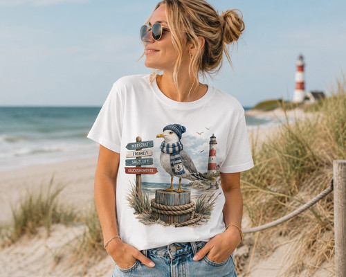 Möwe meer shirt - am, t-shirt