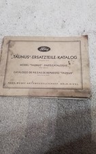 Ersatzteilliste Ford Taunus Katalog 1939