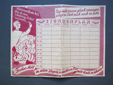 alter Stundenplan Edeka 50er Jahre Filmbilder