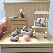 Spieluhr Katzenmotiv mit