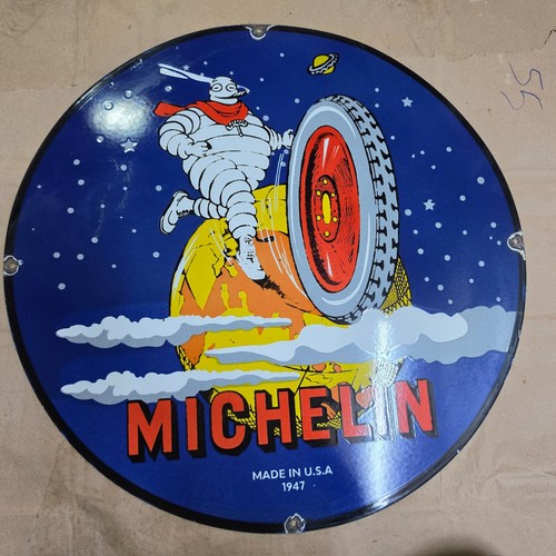Michelin globus porzellan - michelin,