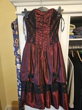 Vintage Gothic Ballkleid