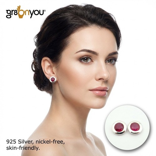 Gr8onyou rubin ohrstecker - gr8onyou,