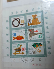 Briefmarken DDR Block