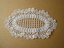 alte Klöppeldecke_Klöppeldeckchen oval 38 cm x 23 cm Erzgebirge_Handarbeit # 15