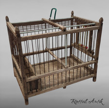 027254 traumschöner antiker VOGELKÄFIG /VOGELBAUER "HARZER ROLLER"