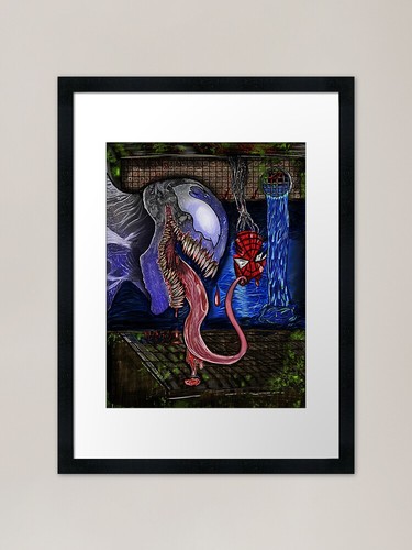 Venom gerahmter kunstdruck - venom,