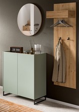 Garderobe Set Salbei Eiche