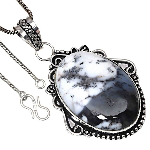 Anhänger dendritischer opal - anhänger,
