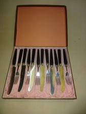 Besteckkasten DDR 6 Gabeln+6