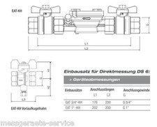 EINBAUSATZ  Wärmezähler