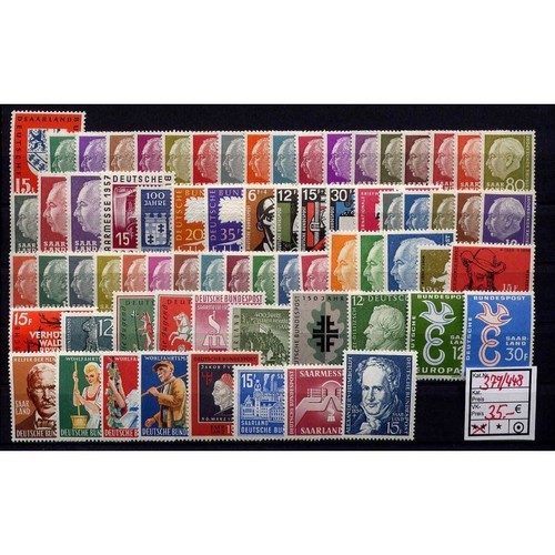 Saarland 1957 nr - mi.,