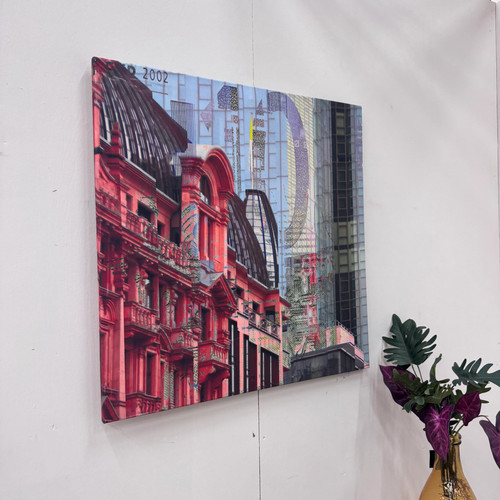 Wandbild 90x90 frankfurt - -,