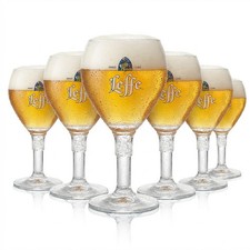 6x Leffe Bierglas 0,33l –