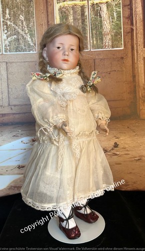 Antike porzellankopfpuppe - antike,